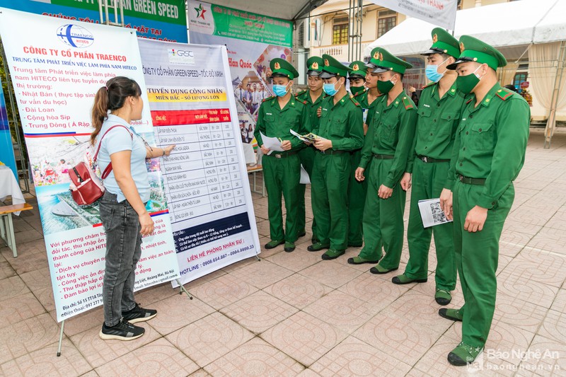 Nghệ An: Tổ chức phiên giao dịch việc làm dành cho bộ đội xuất ngũ