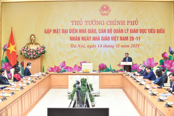 Toàn văn bài phát biểu của Thủ tướng tại cuộc gặp mặt nhân dịp kỷ niệm ngày Nhà giáo Việt Nam 20/11