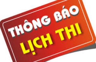 Lịch thi các khoa tháng 01/2022