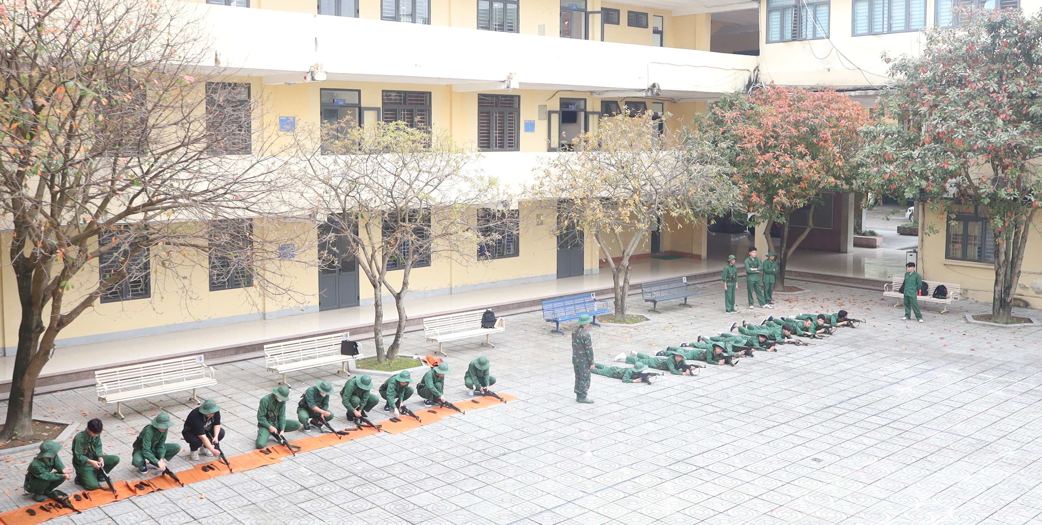 Trường Cao đẳng Việt – Đức Nghệ An phối hợp tổ chức giảng dạy môn học Giáo dục Quốc phòng và An ninh cho học sinh sinh viên