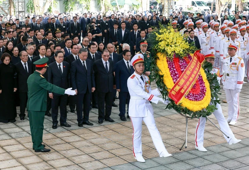   Hình ảnh tại Lễ viếng Tổng Bí thư Nguyễn Phú Trọng
