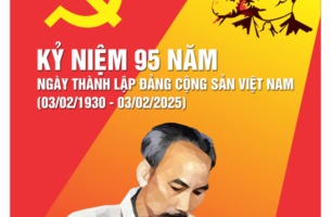 Kỷ niệm 95 năm Ngày Thành lập Đảng Cộng sản Việt Nam (03/02/1930 – 03/02/2025)