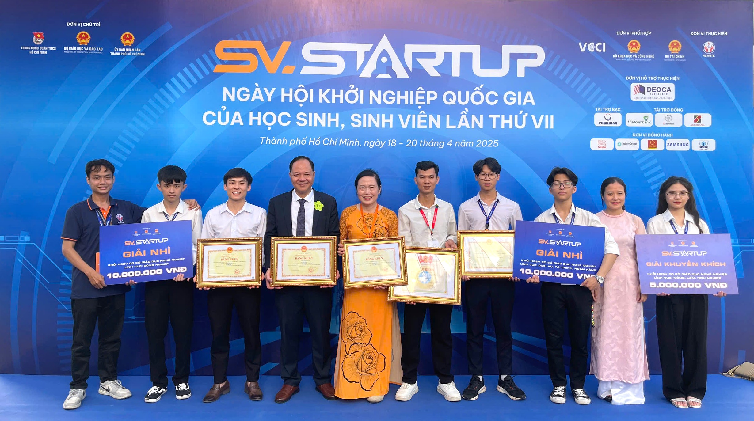 Các dự án xuất sắc của Trường Cao đẳng Việt – Đức Nghệ An giành giải Nhì tại Ngày hội Khởi nghiệp quốc gia của học sinh, sinh viên lần thứ VII năm 2025