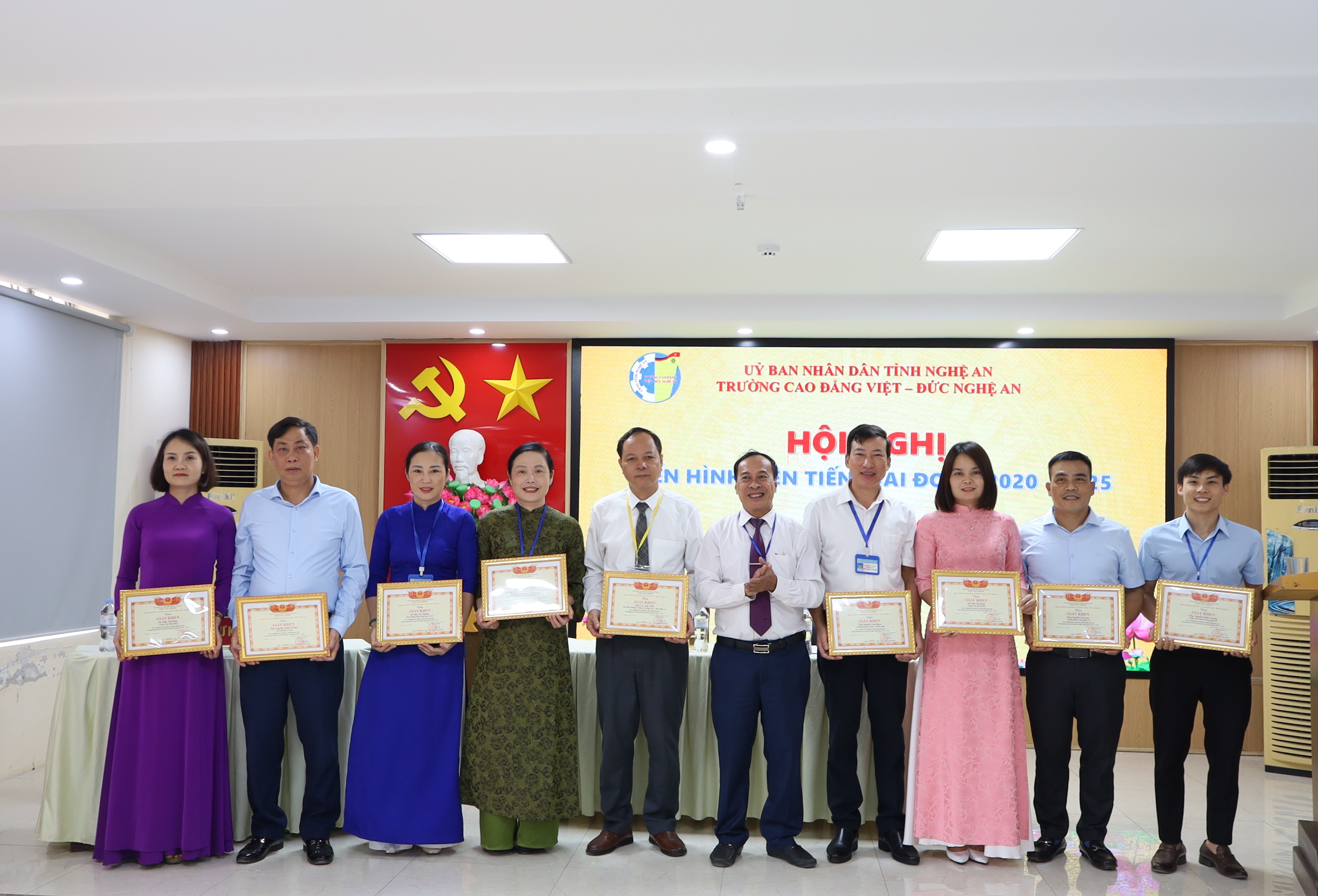 Trường Cao đẳng Việt – Đức Nghệ An tổ chức Hội nghị Điển hình tiên tiến giai đoạn 2020 – 2025