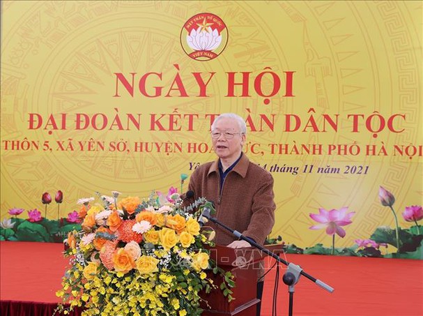 Toàn văn phát biểu của Tổng Bí thư Nguyễn Phú Trọng tại Ngày hội Đại đoàn kết toàn dân