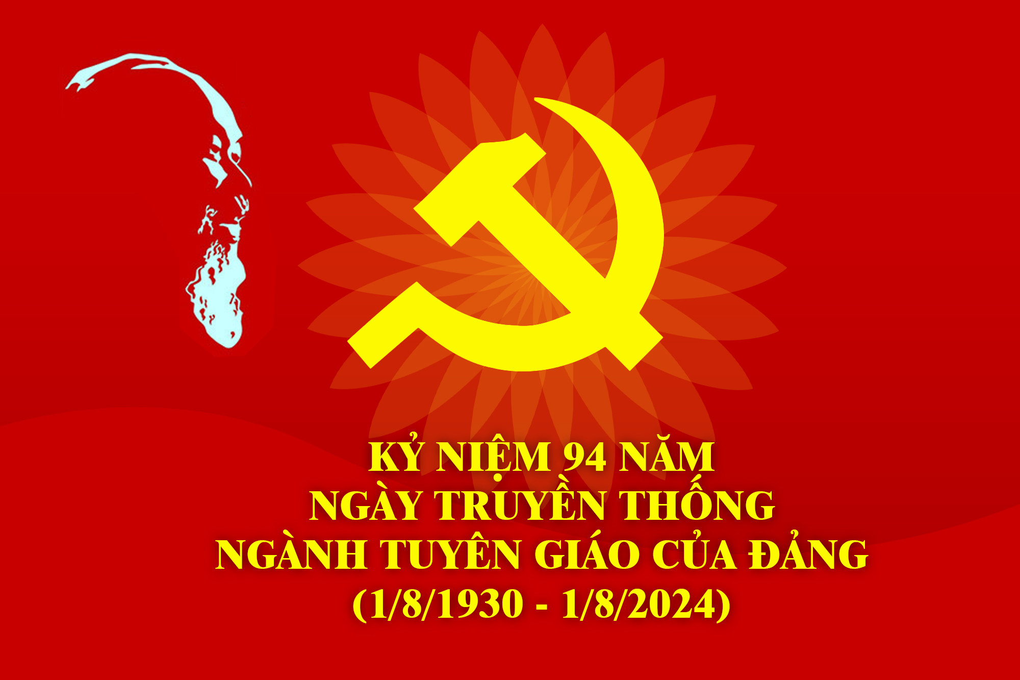 Kỷ niệm 94 năm Ngày Truyền thống ngành Tuyên giáo của Đảng (01/8/1930 – 01/8/2024)