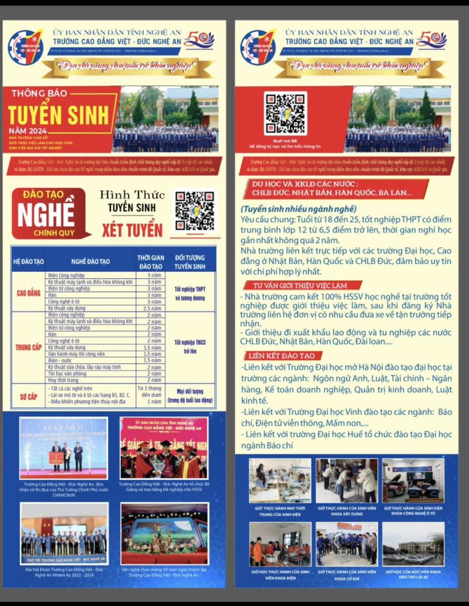  THÔNG BÁO TUYỂN SINH NĂM 2023