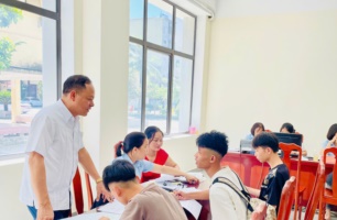 Trường Cao đẳng Việt – Đức Nghệ An chào đón các tân học sinh, sinh viên Khóa 19 nhập học